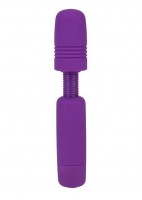 Фиолетовый мини-вибратор Power Tip Jr Massage Wand