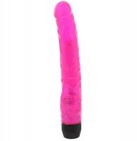 Розовый мультискоростной вибратор Pink Popsicle 8.5 Pink Vibrator - 21,6 см.