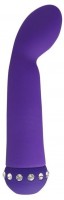 Фиолетовый вибратор Bliss G Vibe - 14,2 см.