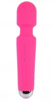 Розовый жезловый вибратор Wacko Touch Massager - 20,3 см.