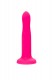 Ярко-розовый, светящийся в темноте фаллоимитатор Bucky Glow - 14 см.