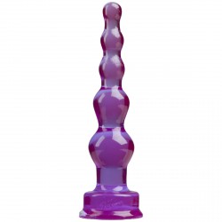 Фиолетовая анальная ёлочка Spectra Gels - 17,5 см.