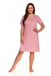 Короткая сорочка Oksa с принтом в виде звезд Taro Короткая сорочка Oksa с принтом в виде звезд Taro