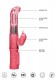 Розовый вибратор-кролик Rotating Dolphin - 23 см.