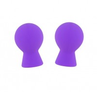 Фиолетовые присоски для груди LIT-UP Nipple Suckers Small Purple