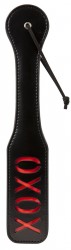 Чёрный пэддл с красной надписью Xoxo Paddle - 32 см.