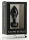 Чёрный анальный плаг Elegant Black - 8,3 см.