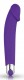 Фиолетовый вибратор Rechargeable Ijoy Silicone Dildo - 16,5 см.