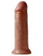 Фаллоимитатор-гигант кофейного цвета на присоске 12 Cock - 31 см.