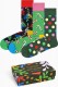 Подарочный новогодний набор носков 3-Pack Holiday Socks Gift Set Happy socks