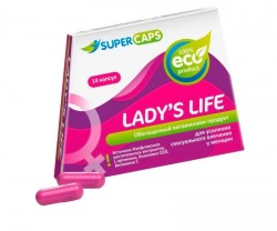 Возбуждающие капсулы Ladys Life - 14 капсул (0,35 гр.) Возбуждающие капсулы Ladys Life - 14 капсул (0,35 гр.)