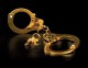 Золотые наручники Metal Cuffs
