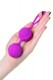 Фиолетовые вагинальные шарики с ресничками Jos Nuby