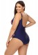 Совместный купальник plus size с цветочным рисунком на лицевой части Lorin