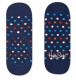 Носки-следки Dot Liner Sock в цветной горошек Happy socks