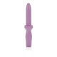 Фиолетовый вибратор Dilator Set Purple Dilator with 4 Sizes  Sleeve с насадками
