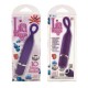 Фиолетовый мини-вибромассажер Lia Mini Massager Pleasure O - 11,5 см.