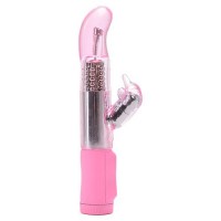 Розовый вибратор Magic Tales Sweet Pink Dolphin - 21,5 см.