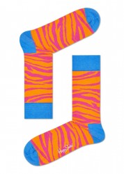 Носки унисекс Zebra Sock с полосками зебры Happy socks