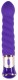 Фиолетовый спиралевидный вибратор - 21 см.