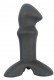 Черный фантазийный вибростимулятор Sex Expert с ограничителем - 9,2 см.
