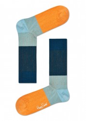 Яркие носки унисекс Block Rib Sock Happy socks