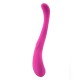 Двусторонний розовый вибратор для стимуляции точки G Celeste - 25,4 см.