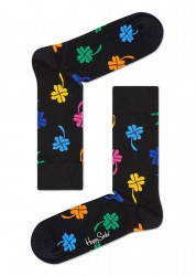 Носки унисекс Big Luck Sock с четырехлистными цветными клеверами Happy socks