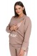 Стильный свитшот для беременных и кормящих мам Doctor Nap