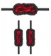 Красно-черный игровой набор Introductory Bondage Kit №7