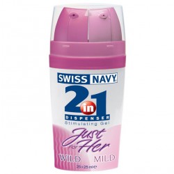 Женский возбуждающий гель Swiss Navy Lube 2-in-1 Just For Her Stimulating Gels - 50 мл.