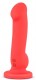 Красный перезаряжаемый вибратор Vibe 03 - 18,5 см.