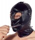 Маска на голову с отверстиями для глаз и рта Imitation Leather Mask