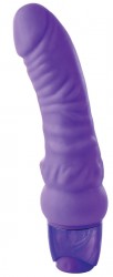 Фиолетовый вибромассажер Classix Mr. Right Vibrator - 18,4 см.