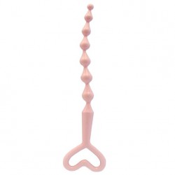 Розовая анальная цепочка Ree Seduce Pink - 32 см.