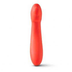 Оранжевый изогнутый вибратор Drift с подогревом - 13,8 см. Оранжевый изогнутый вибратор Drift с подогревом - 13,8 см.