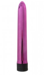 Розовый классический вибратор - 18 см. Fff
