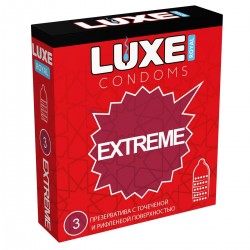 Текстурированные презервативы Luxe Royal Extreme - 3 шт.