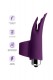 Фиолетовая вибронасадка на палец Jos Tessy - 9,5 см.