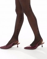 Женственные колготки со швом из сердечек Pretty Polly