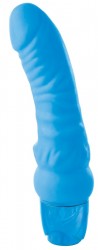 Голубой вибромассажер Classix Mr. Right Vibrator - 18,4 см.
