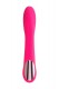 Розовый нереалистичный вибратор Jos Twig - 20,5 см.