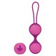 Розовые вагинальные шарики дуэт Stella Ii со сменным грузом