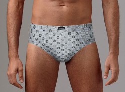 Набор из 2 хлопковых принтованных трусов-слипов Gentlemen