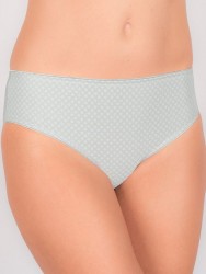 Светло-серые трусы-слипы с узором в виде капелелек Felina