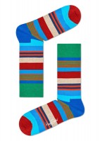 Полосатые унисекс носки Mistletoe Sock Happy socks