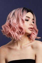 Нежно-розовый парик "Кортни" Fever