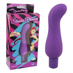 Фиолетовый изогнутый вибростимулятор Pleasure Vibe - 12,5 см. Фиолетовый изогнутый вибростимулятор Pleasure Vibe - 12,5 см.