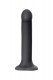 Черный фаллос на присоске Silicone Bendable Dildo Xl - 20 см.