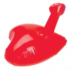 Надувная подушка в форме сердца с фаллосом Надувная подушка в форме сердца с фаллосом